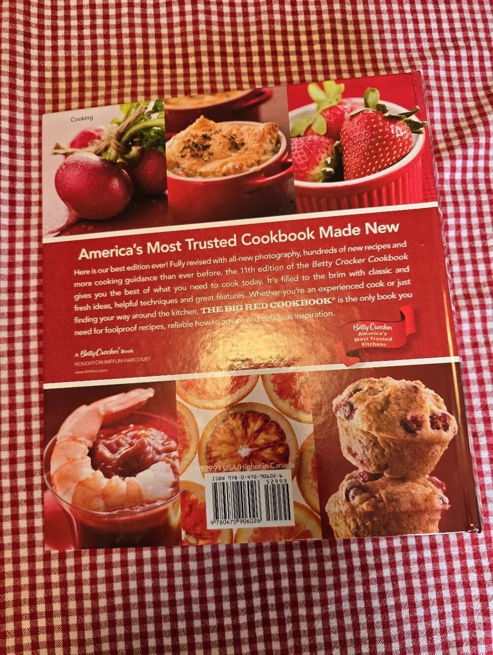 Betty Crocker Cookbook - Red and White Cover